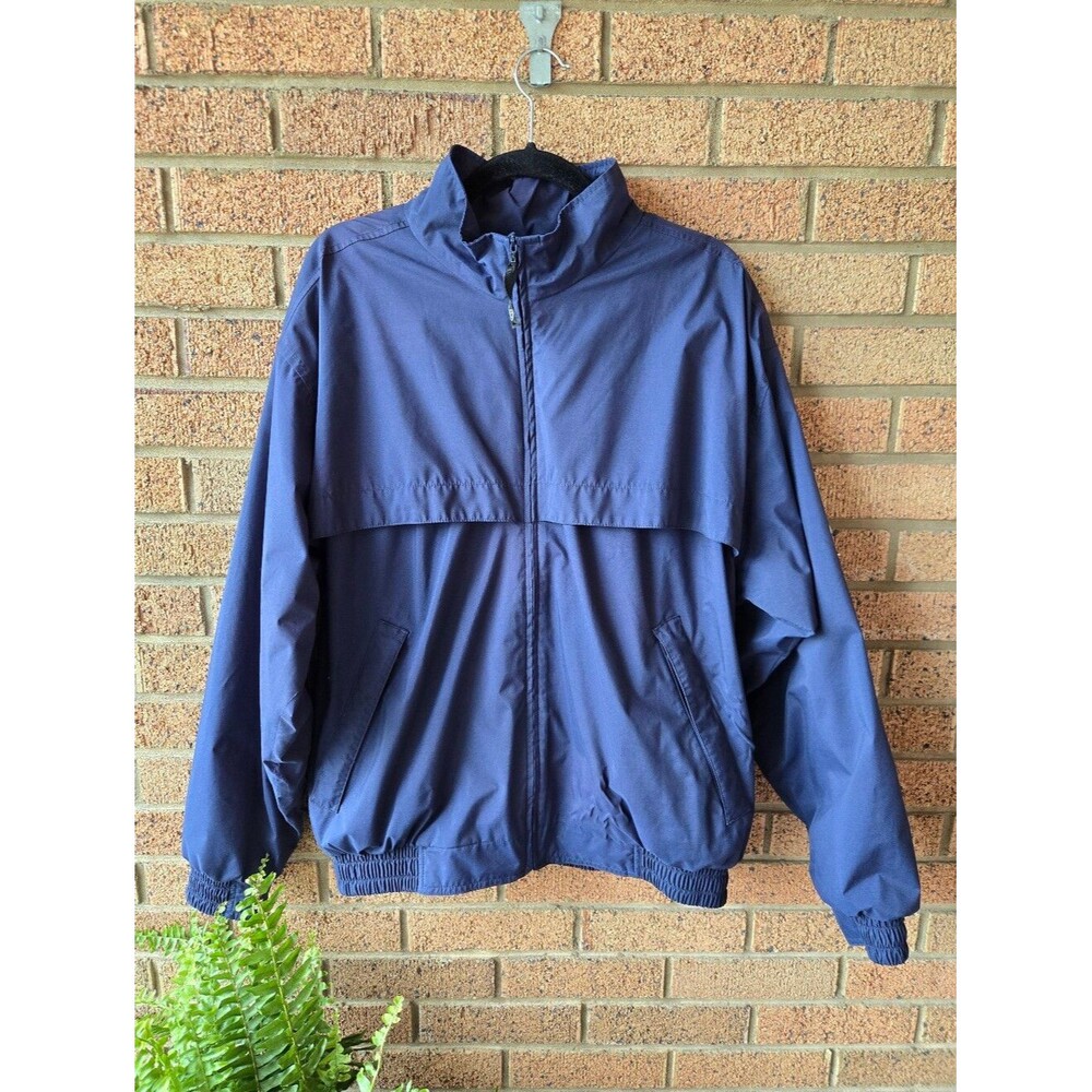 Nike Golf Storm-Fit Jacket Navy Blue Men's Medium M Y2K Windbreaker Rain Coat